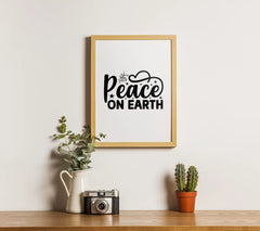 Peace on Earth SVG Sticker SVG