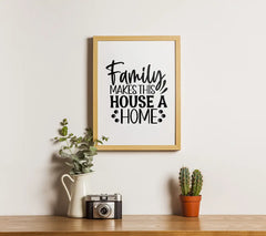 Family Home SVG Sticker SVG