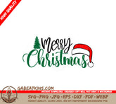 Merry Christmas Santa Hat SVG SVG