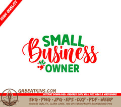 Holly Small Business SVG Sticker SVG