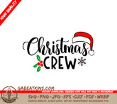 Christmas Crew SVG Sticker SVG