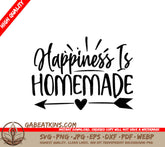 Happiness Is Homemade SVG SVG