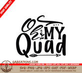 Oh My Quad SVG Fitness Design SVG