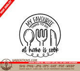 Cook SVG Sticker - Kitchen SVG