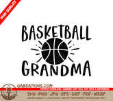 Basketball Grandma SVG Sticker SVG