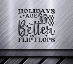 Tropical Christmas Flip Flop SVG SVG