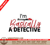 Detective SVG Design Design SVG