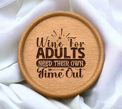 Wine Time Out SVG Design SVG