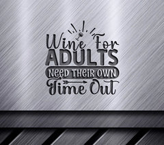 Wine Time Out SVG Design SVG
