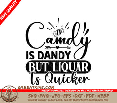 Candy Dandy Liquor Quicker SVG SVG