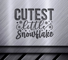 Cutest Little Snowflake SVG SVG