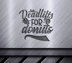 Deadlifts for Donuts SVG SVG