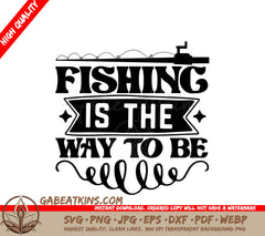 Fishing SVG Design SVG