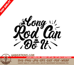 Long Rod Fishing SVG SVG