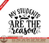 Teacher SVG My Students SVG