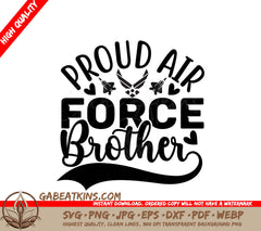 Proud Air Force Brother SVG SVG