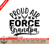 Proud Air Force Grandpa SVG SVG