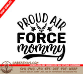 Proud Air Force Mommy SVG SVG
