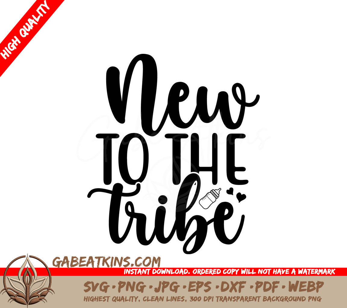 New Tribe Baby SVG Design SVG