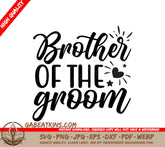 Brother of the Groom SVG Design SVG