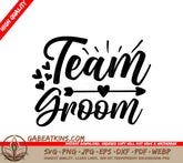 Team Groom SVG Design SVG