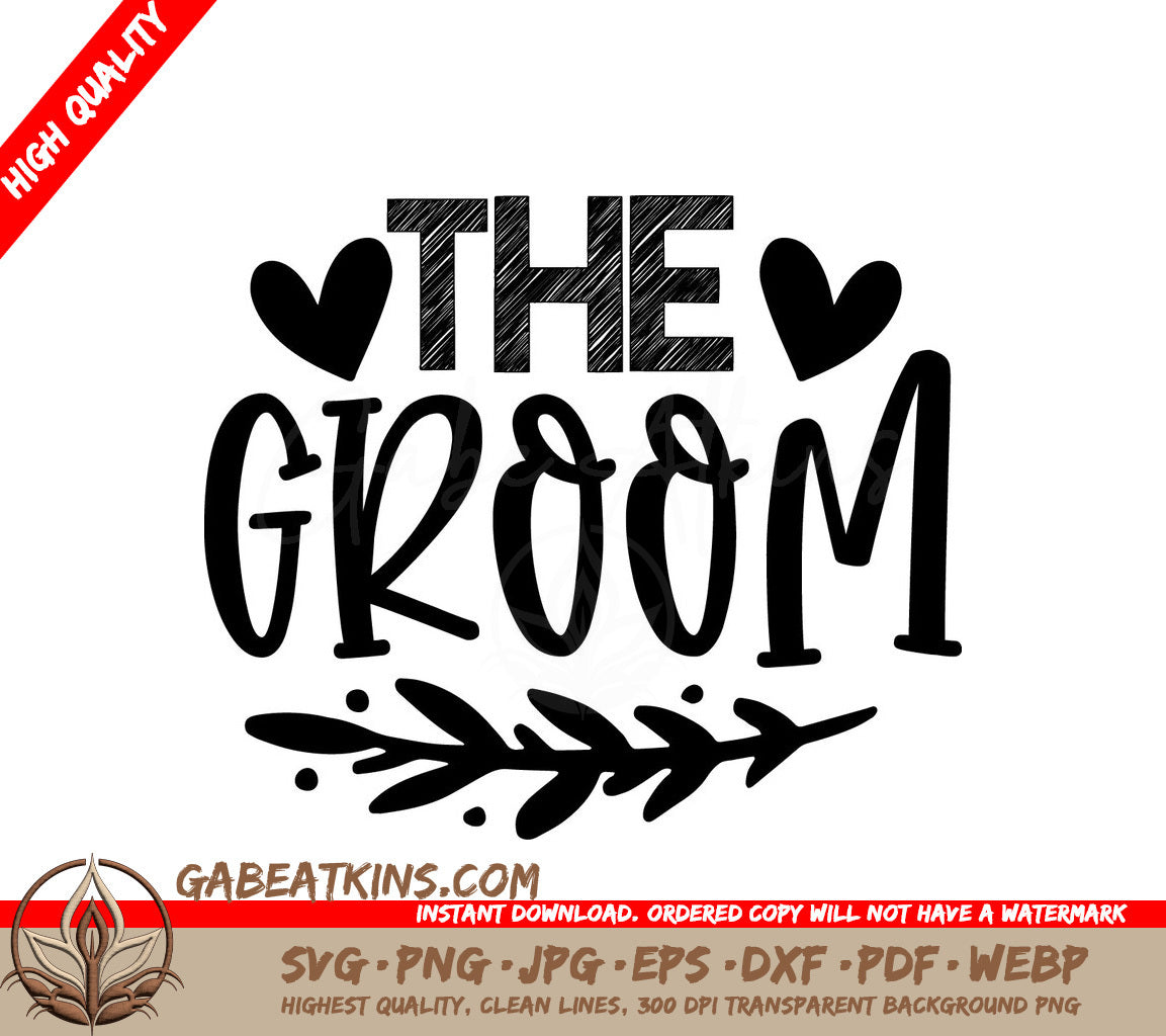 Groom SVG Design SVG