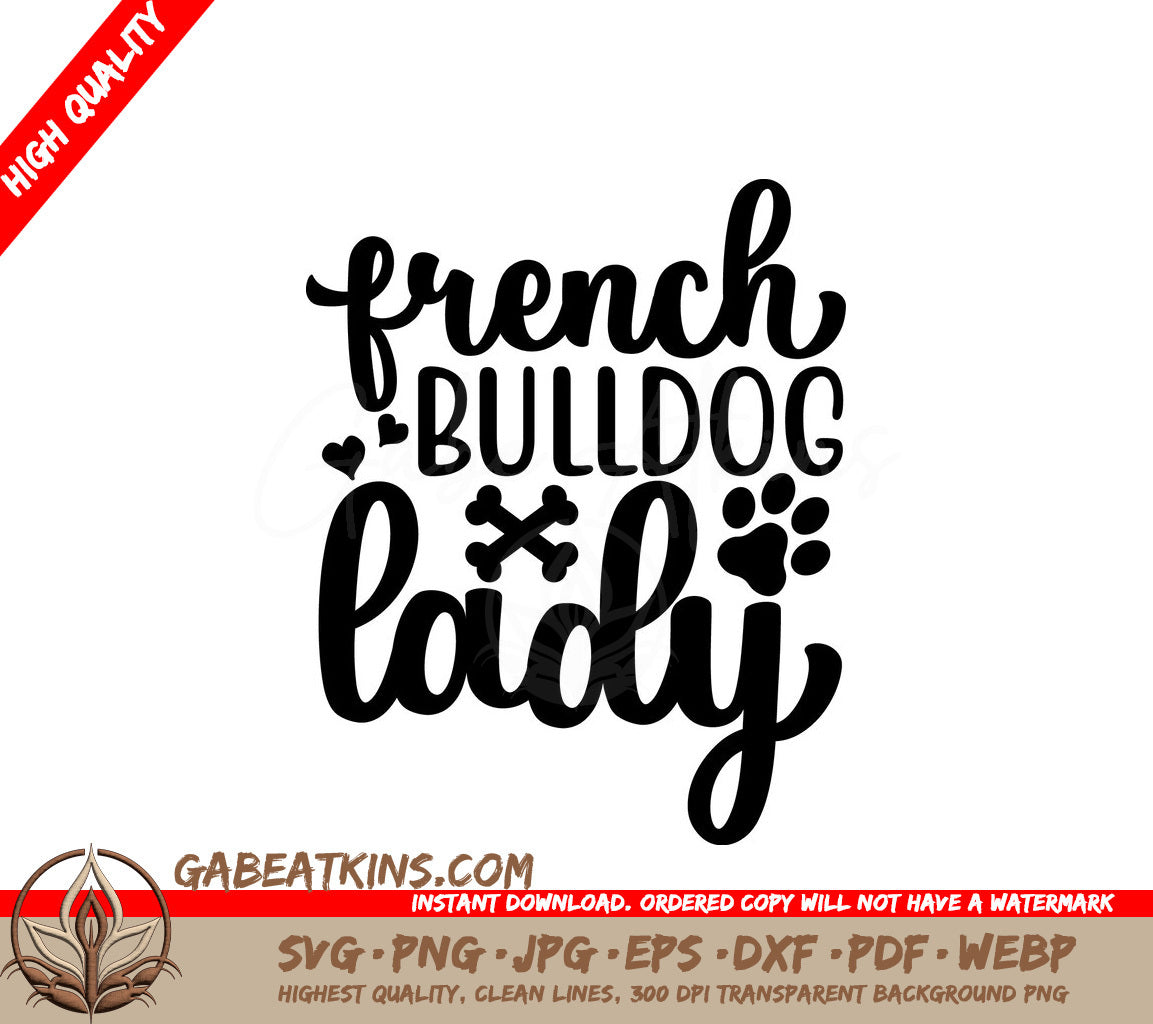 French Bulldog SVG Design SVG