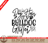Bulldog Glitter SVG Design SVG