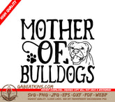 Mother of Bulldogs SVG Design SVG
