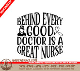 Great Nurse SVG Design SVG