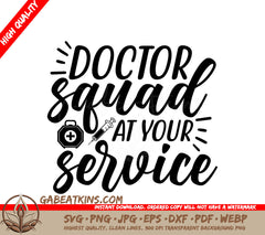 Doctor Squad SVG Design SVG