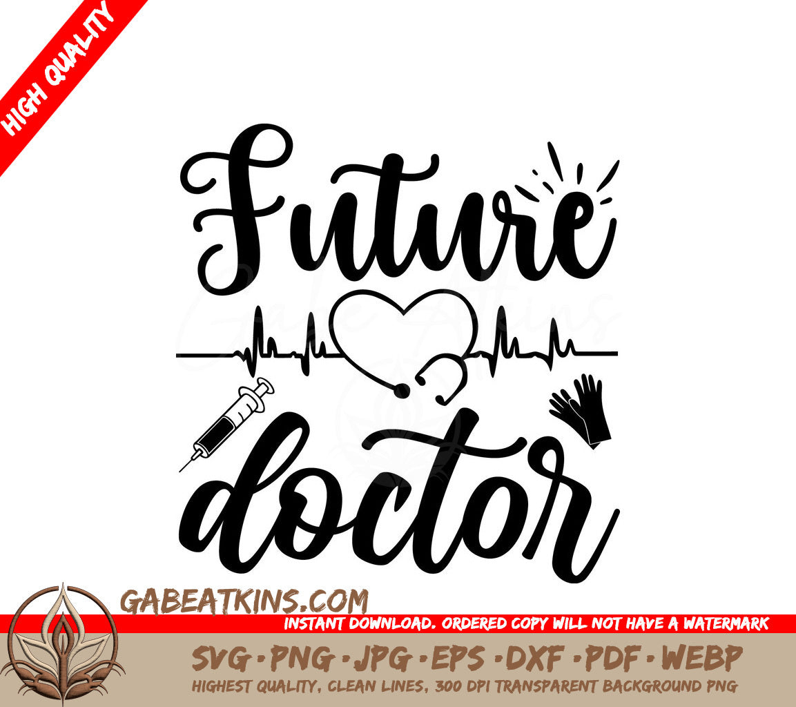 Future Doctor SVG Design SVG