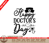 Happy Doctors Day SVG Design SVG