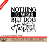 Dog Hair SVG Design SVG