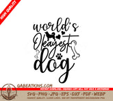 Worlds Okayest Dog SVG Design SVG