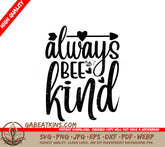 Always Bee Kind SVG Poster SVG