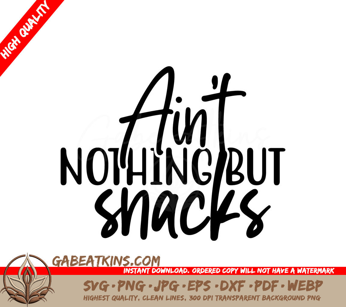 Snacks SVG Design SVG