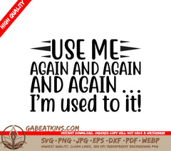 Reusable Tote Bag SVG Design SVG