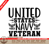 US Navy Veteran SVG Design SVG