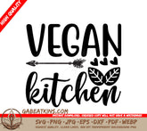 Vegan Kitchen SVG Design SVG