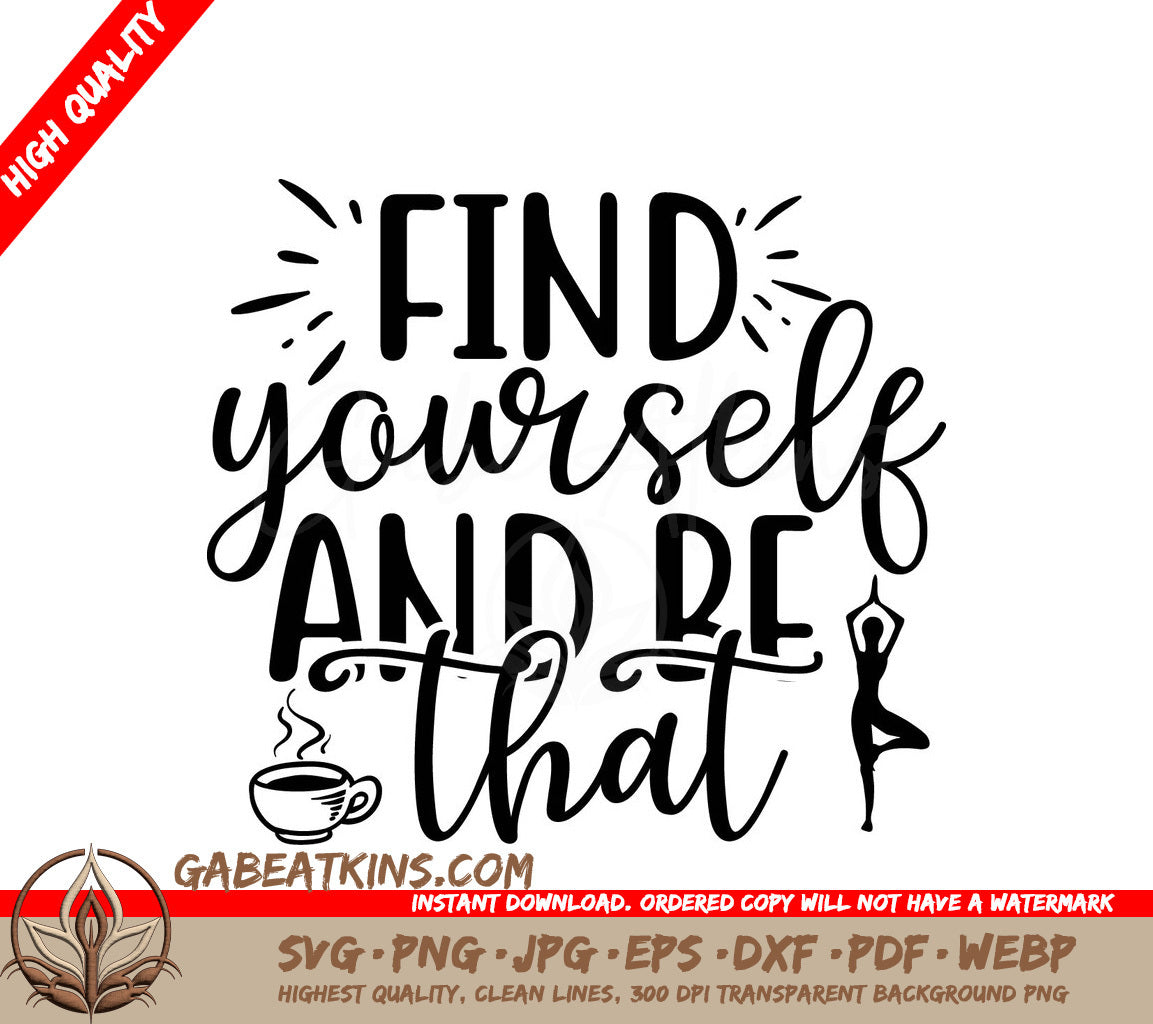 Find Yourself SVG Design SVG