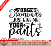 Yoga Pants SVG Design SVG