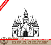 Castle with Flags SVG - The Dark Crusade SVG