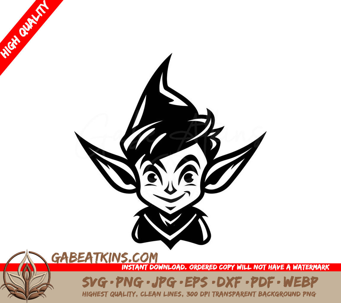 Smiling Elf SVG - Elven Chronicles Uncharted Territories SVG