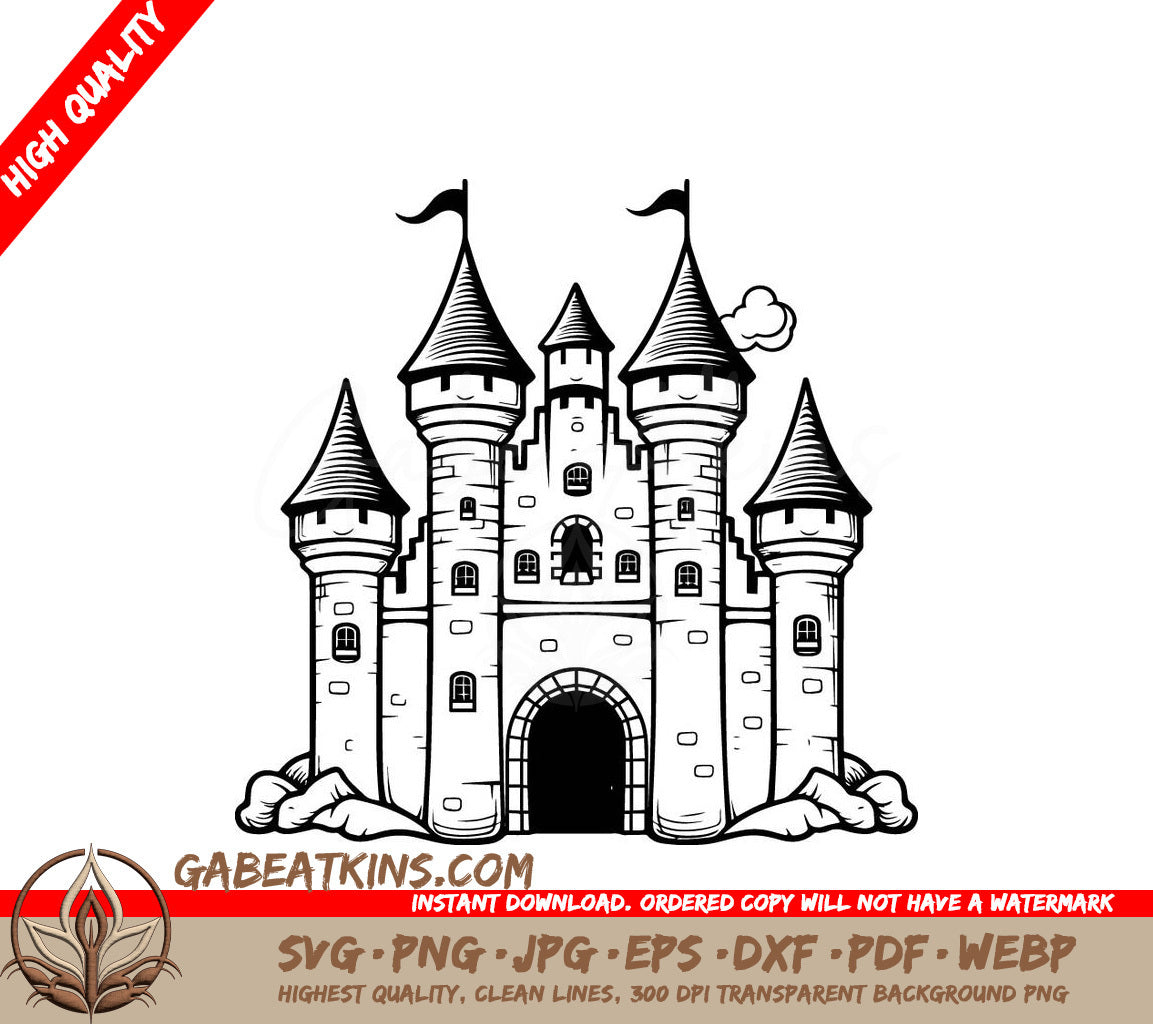 Castle SVG - The Last Crusade (Quest for Truth, Justice & Redemption) SVG