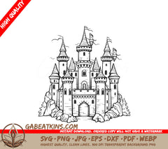 Castle Hill SVG - Lost Kingdom Chronicles SVG