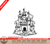 Castle on Hill SVG - Avalon Chronicles Lost World SVG