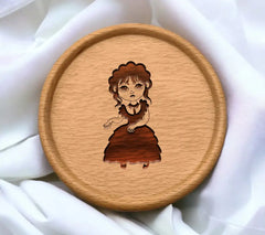 Gothic Girl Dancing SVG - Dress Illustration SVG