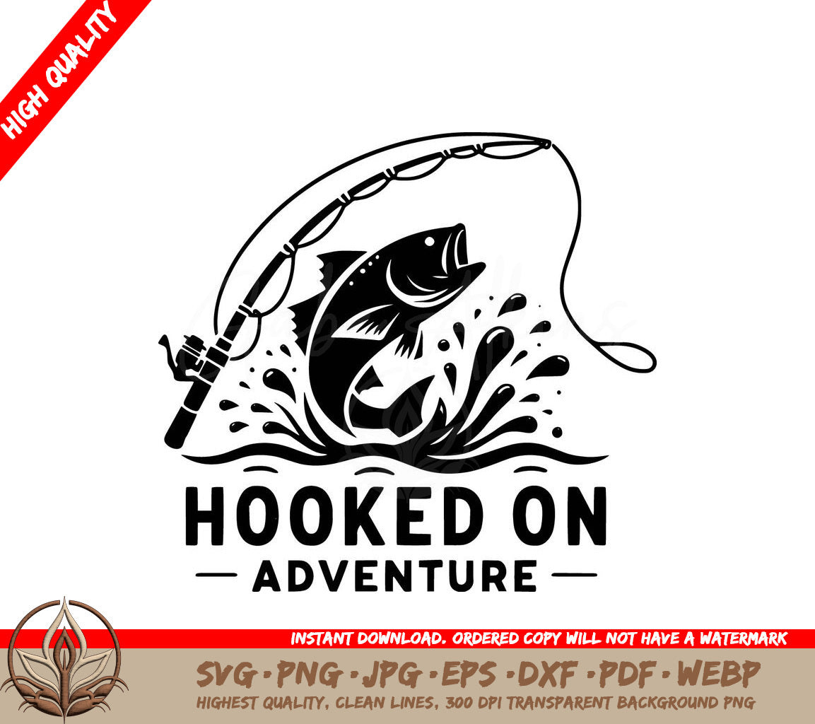 Thrilling Catch Digital Design Cut File in SVG, PNG, JPG, AI, PDF, DXF, EPS and WebP Formats