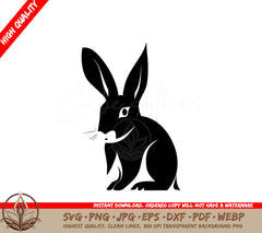 Tiny Bunny Digital Design in Multiple File Formats